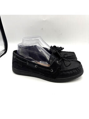 Sperry Men's Authentic Original 2-Eye Boat Shoes  7.5  Black No Insoles